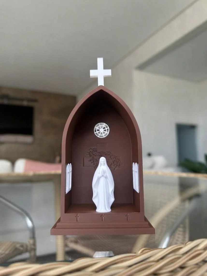 Oratório Nossa Senhora — peça em impressão 3D